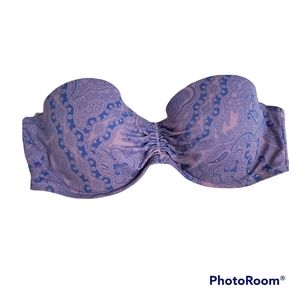 Victoria's Secret Purple Bikini Top Size 34C